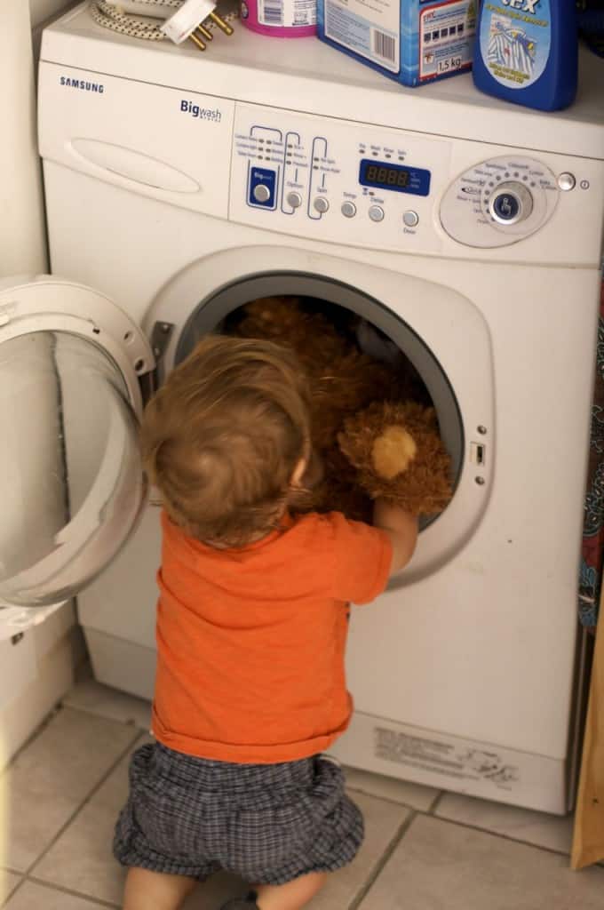 Place Toys in Washer