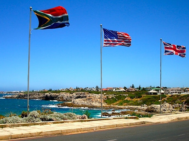 All the flags, Hermanus